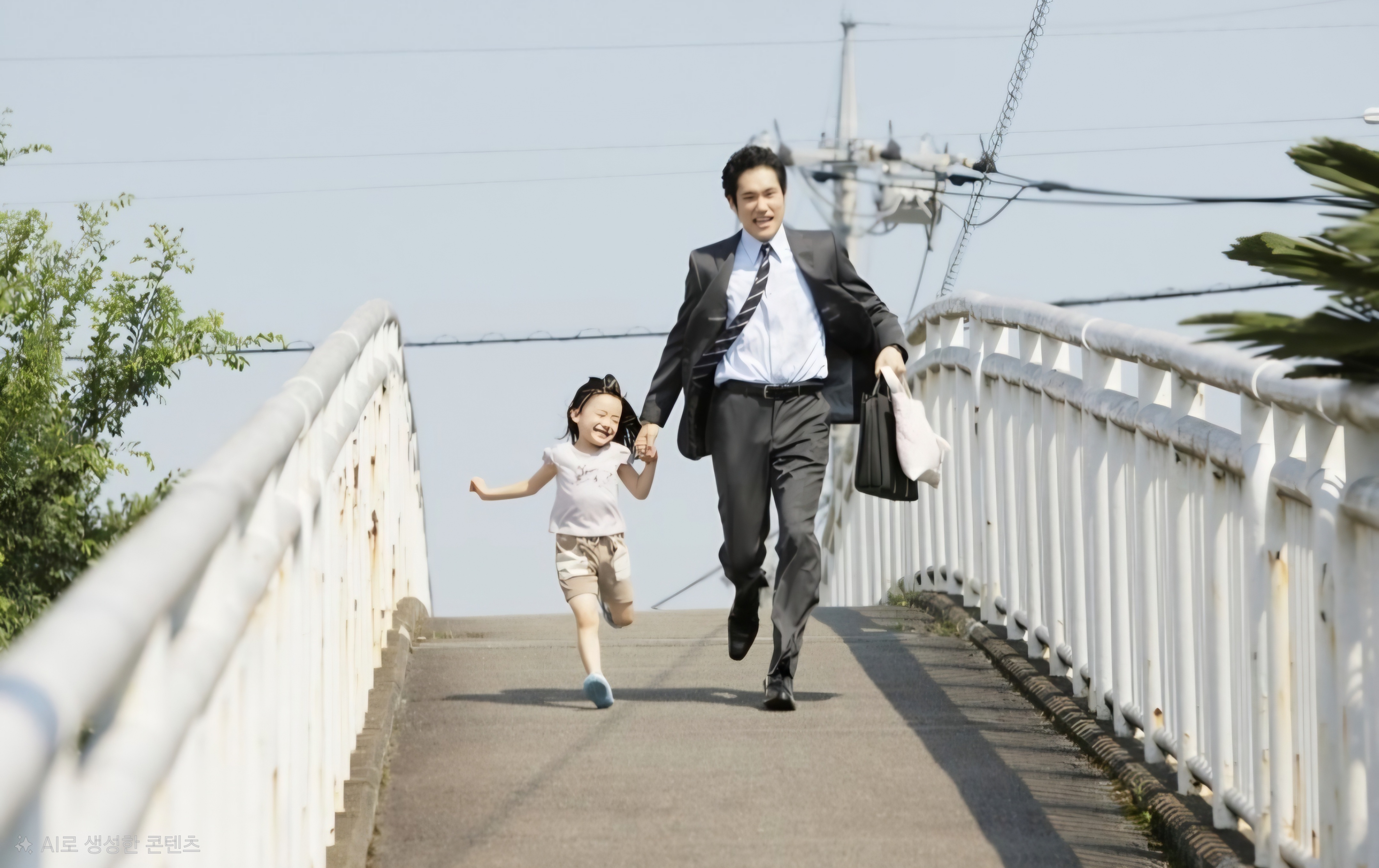 버니 드롭 (장례식, 부성애, 아시다 마나)