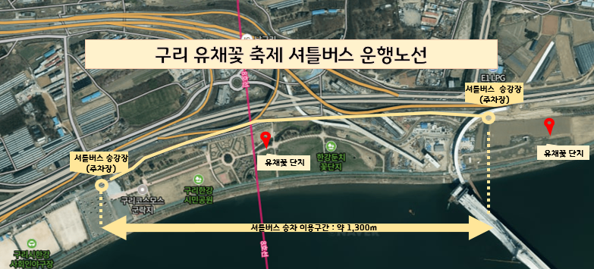 구리 유채꽃 축제 셔틀버스