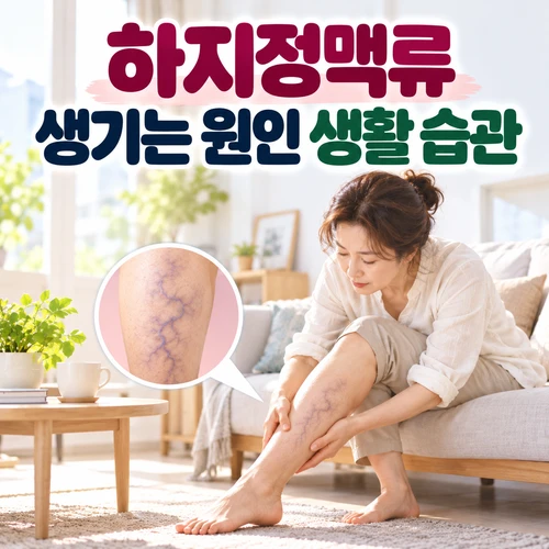 하지정맥류 생기는 원인 생활 습관