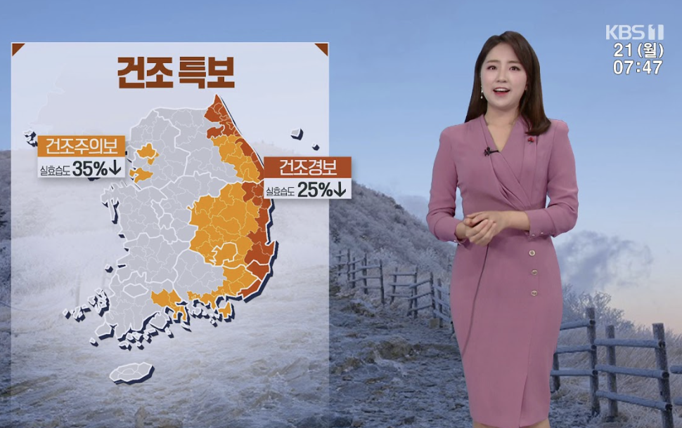 배혜지 기상예보