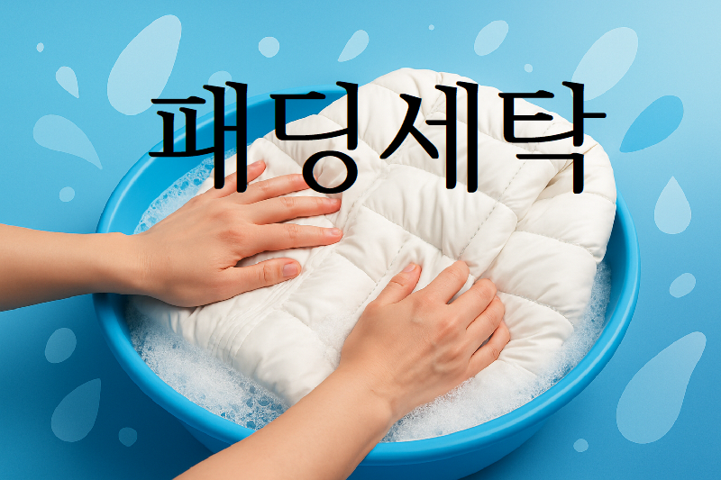 모든 패딩 안전하게 세탁하는 법