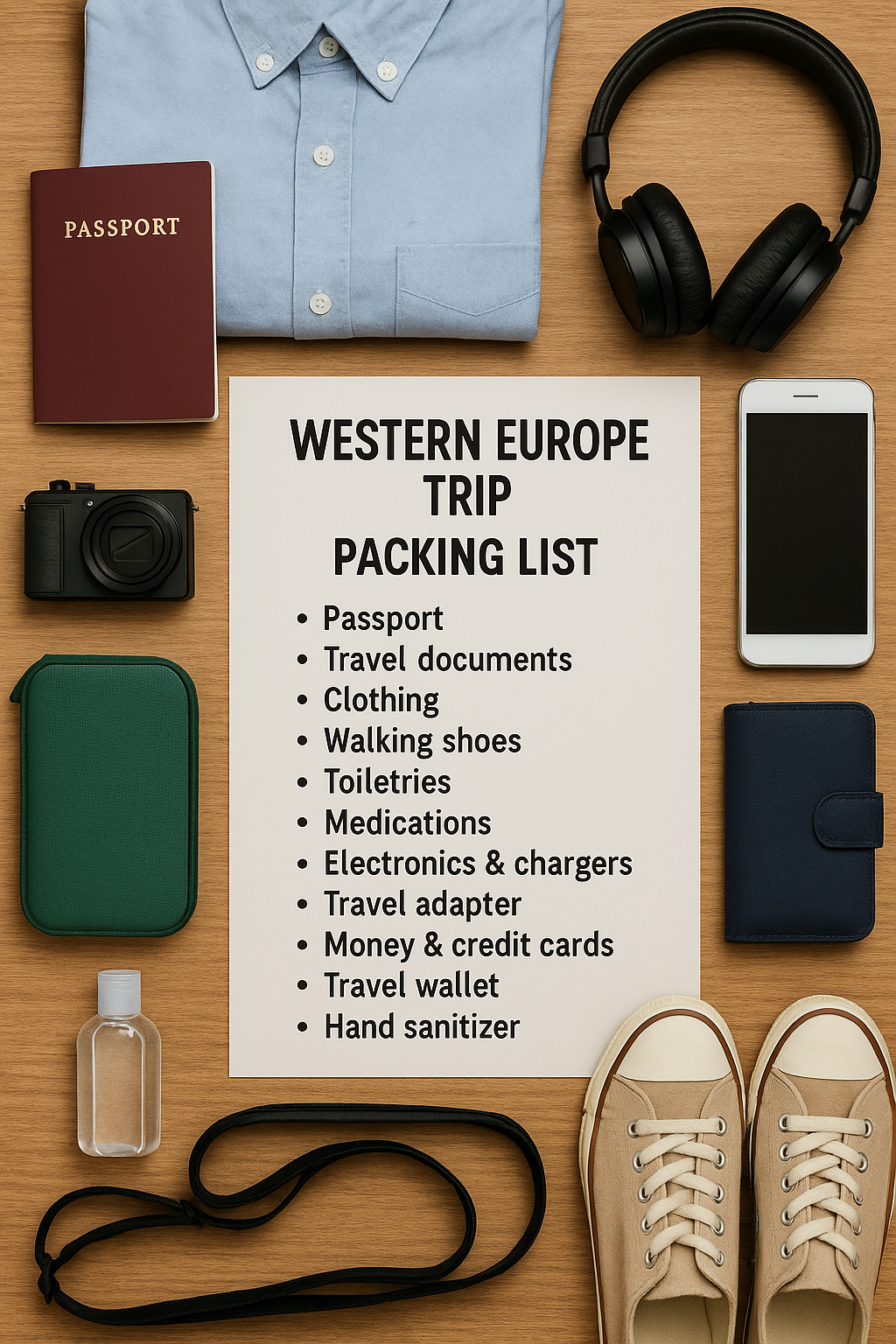 서유럽 여행 필수 준비물 리스트 관련 사진