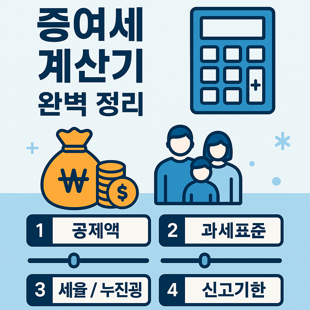 증여세 계산기로 3분 만에 세금 확인하는 법