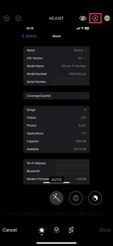 아이폰 사진 편집 앱으로 정보 가리기