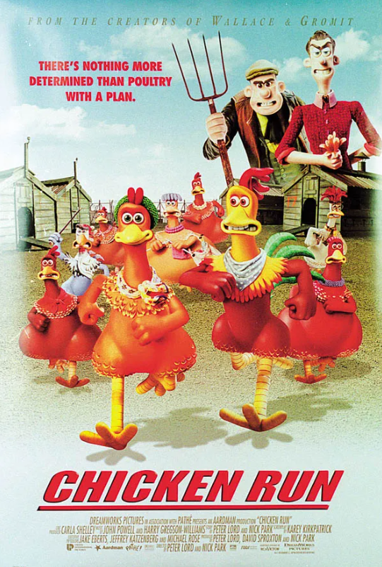 애니메이션 치킨 런 포스터