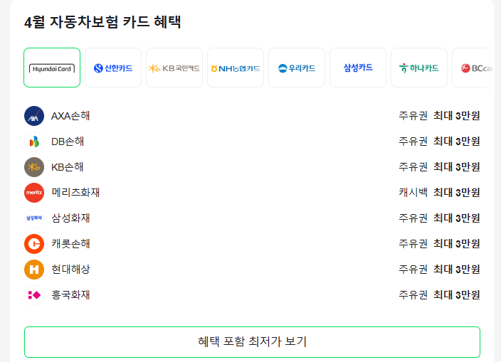 다이렉트 자동차보험 비교견적 사이트 3곳 추천