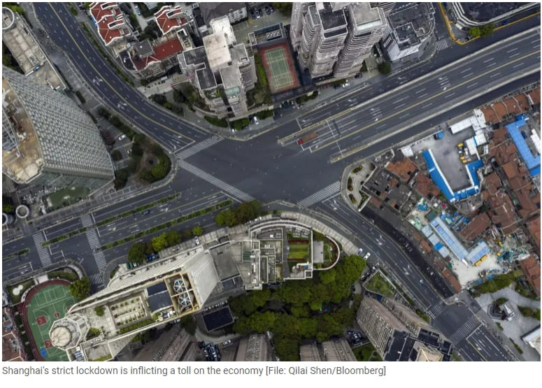 중국의 새로운 봉쇄와 붕괴...글로벌 경제 타격 ㅣ 총체적 재난': 상하이 봉쇄로 시민들 생계 우려 VIDEO:‘Total disaster’: Shanghai lockdown puts livelihoods under strain