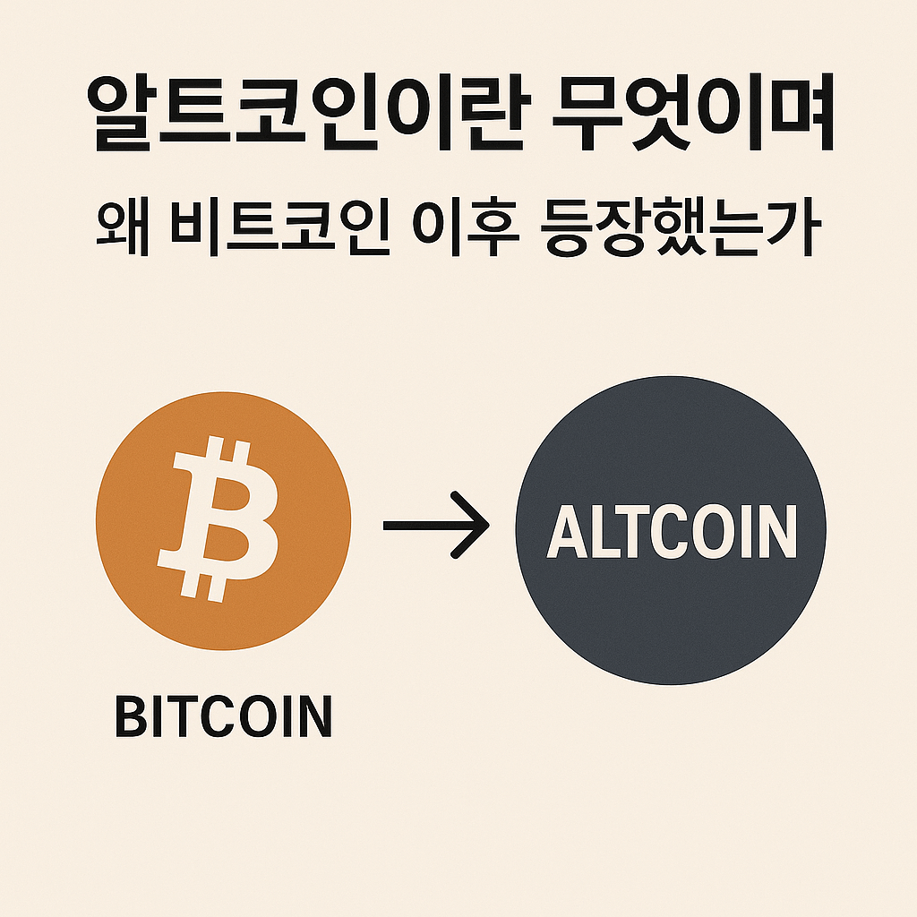 알트코인이란 무엇이며