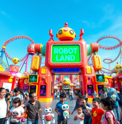 경남창원 로봇랜드 그림