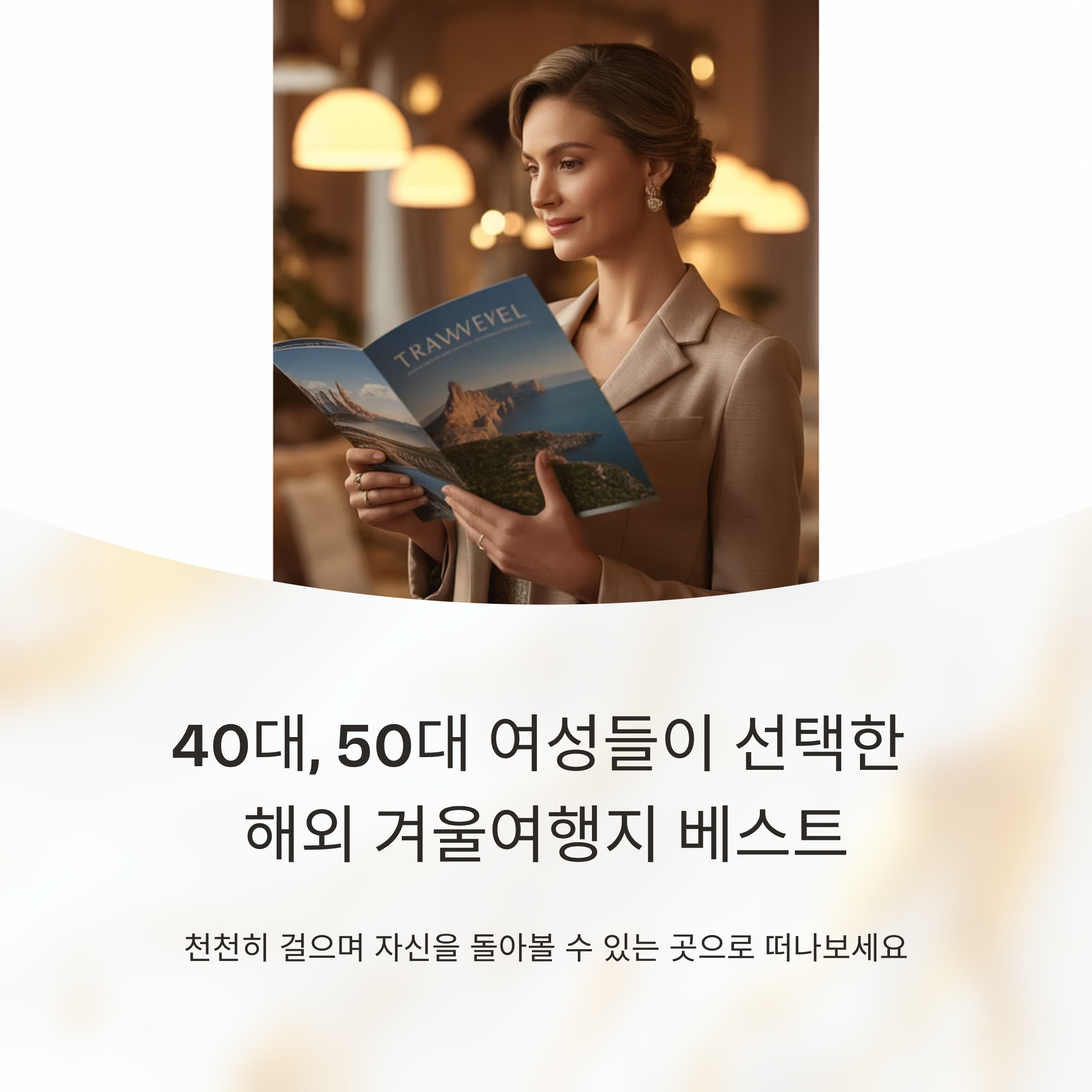 40대, 50대 여성들이 선택한 해외 겨울여행지 베스트