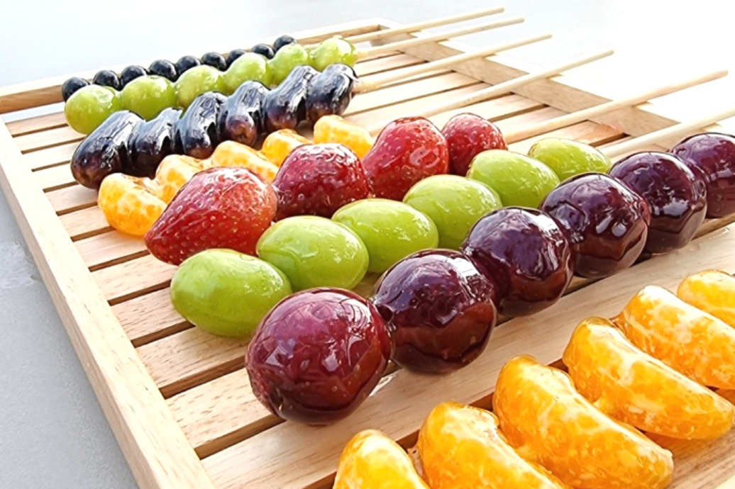 귤,포도,샤인머스켓 탕후르