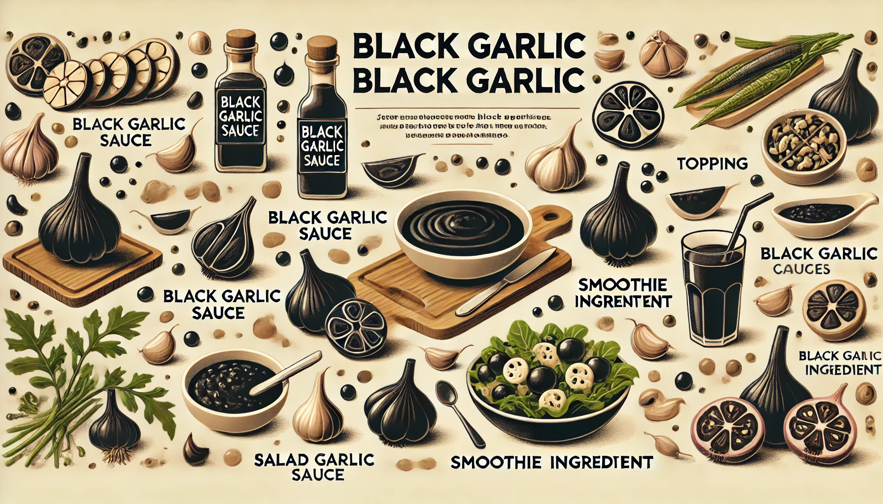 검은 마늘의 활용법