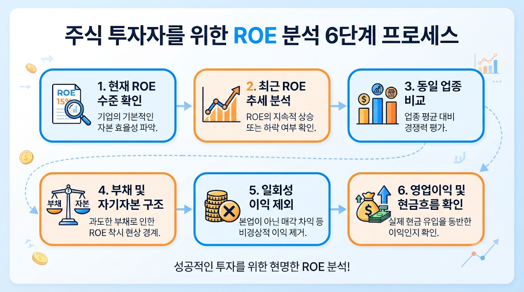 ROE 기업 분석을 위한 6단계 체크리스트