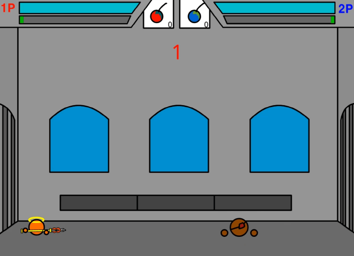 바운스어택-플래시게임-시작-화면