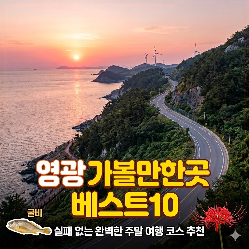 영광 가볼만한곳 베스트10