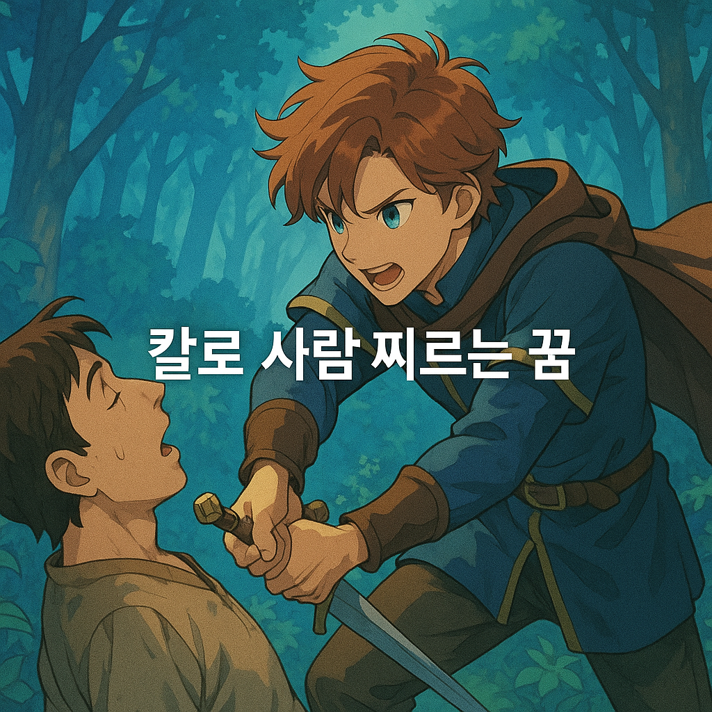 칼로 사람 찌르는 꿈 해몽