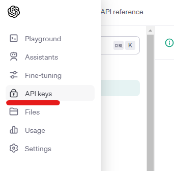 API KEY로 이동