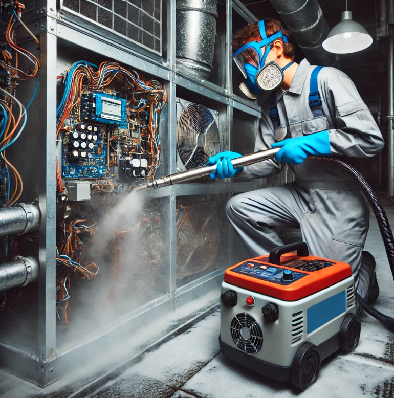 업소용 시스템에어컨 청소방법5