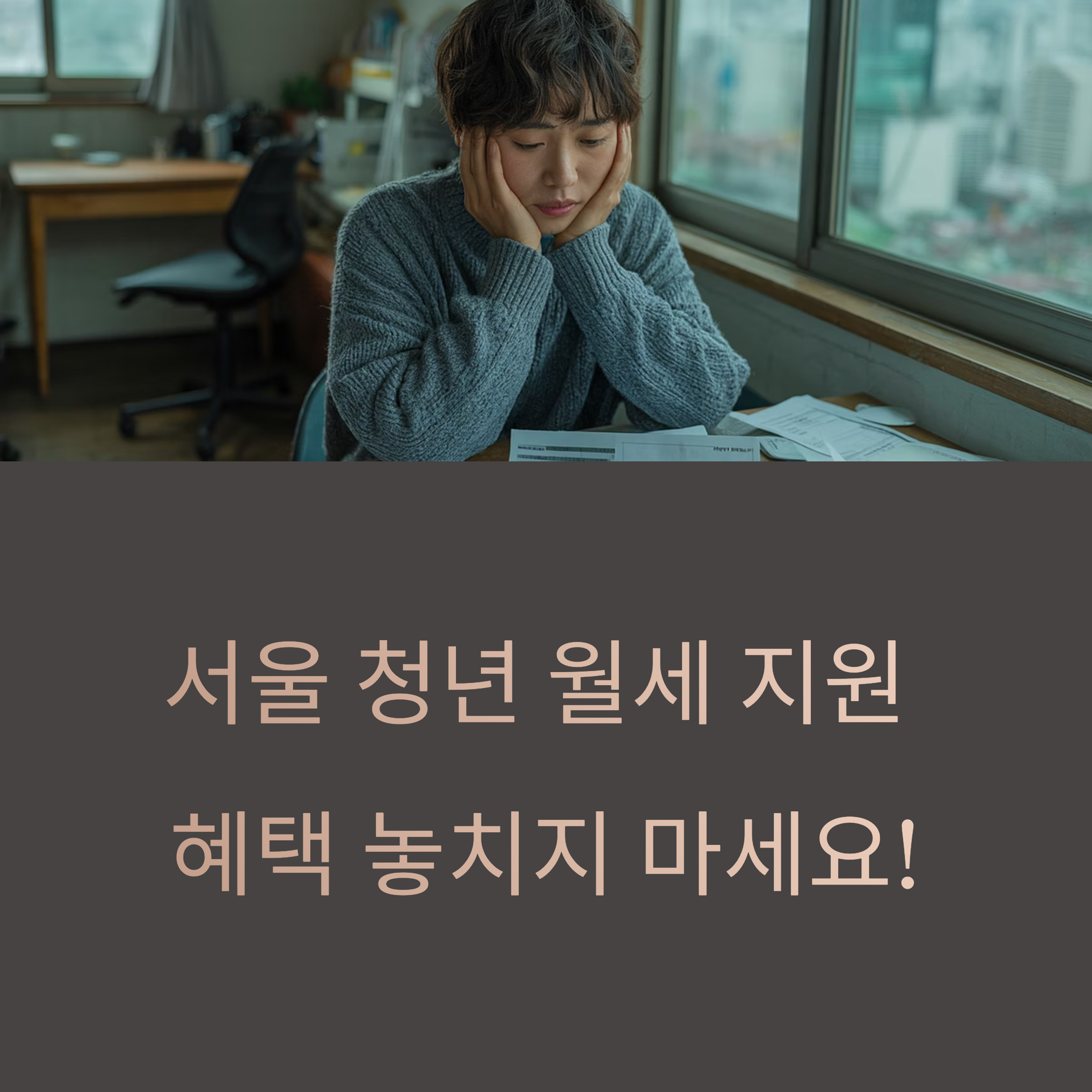 서울시 청년 월세 지원