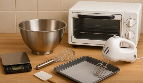 홈베이킹 조리도구 모음 이미지