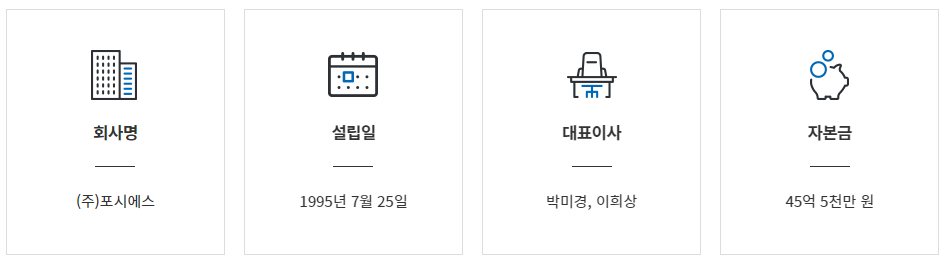 포시에스 회사설명
