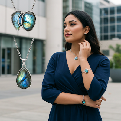 라브라도라이트의 사용처: 주얼리와 장식품