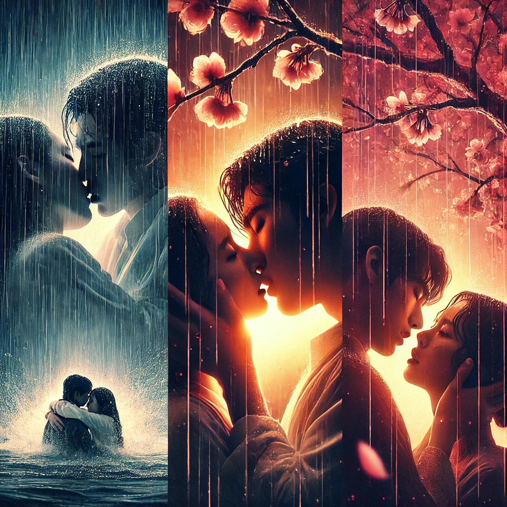 연인의 키스장면