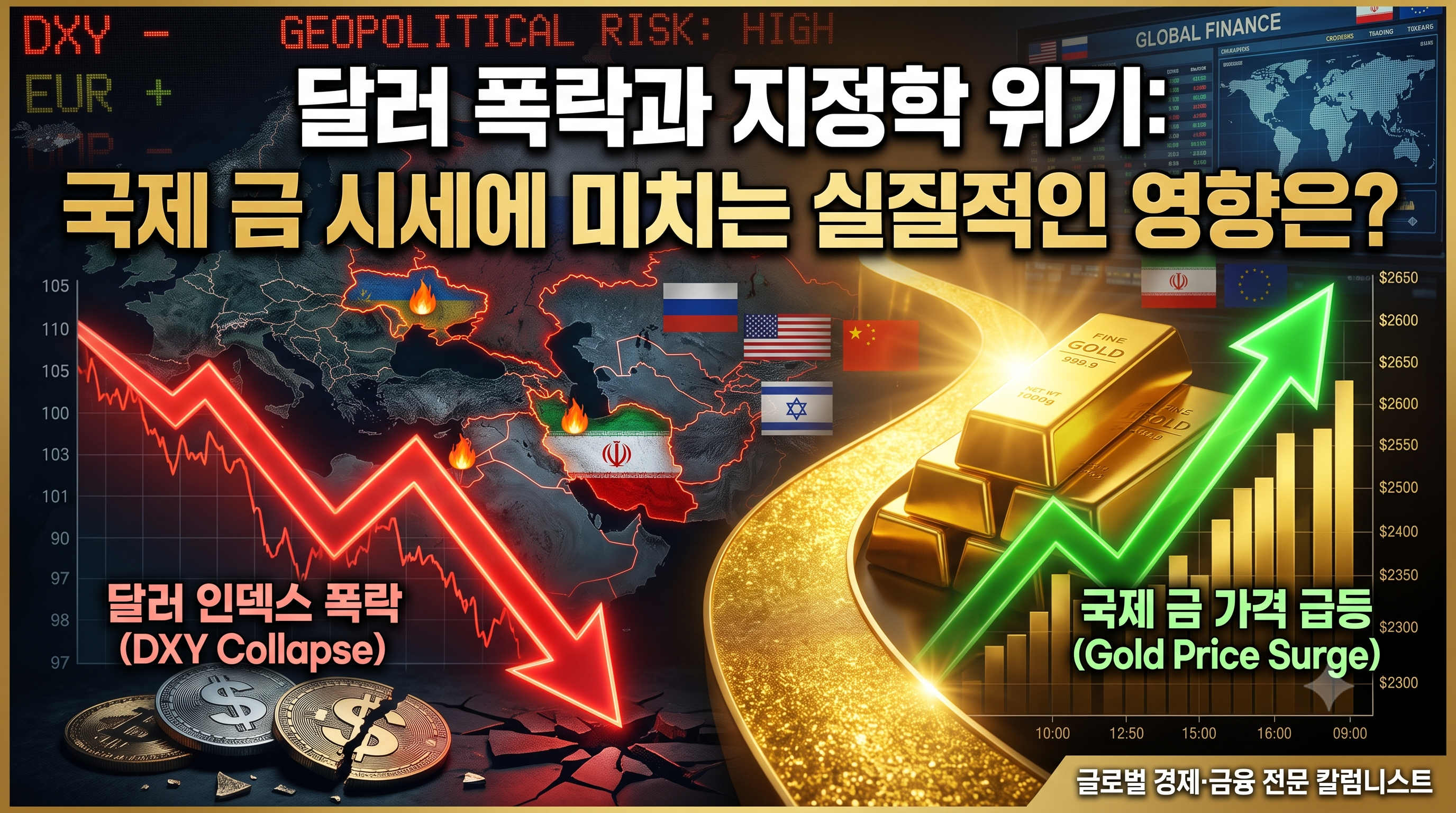미 연준 금리인하 전망과 달러 인덱스 하락에 따른 국제 금시세 변동 분석