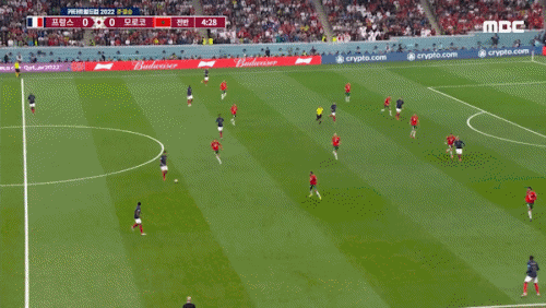 프랑스 첫번째 골장면