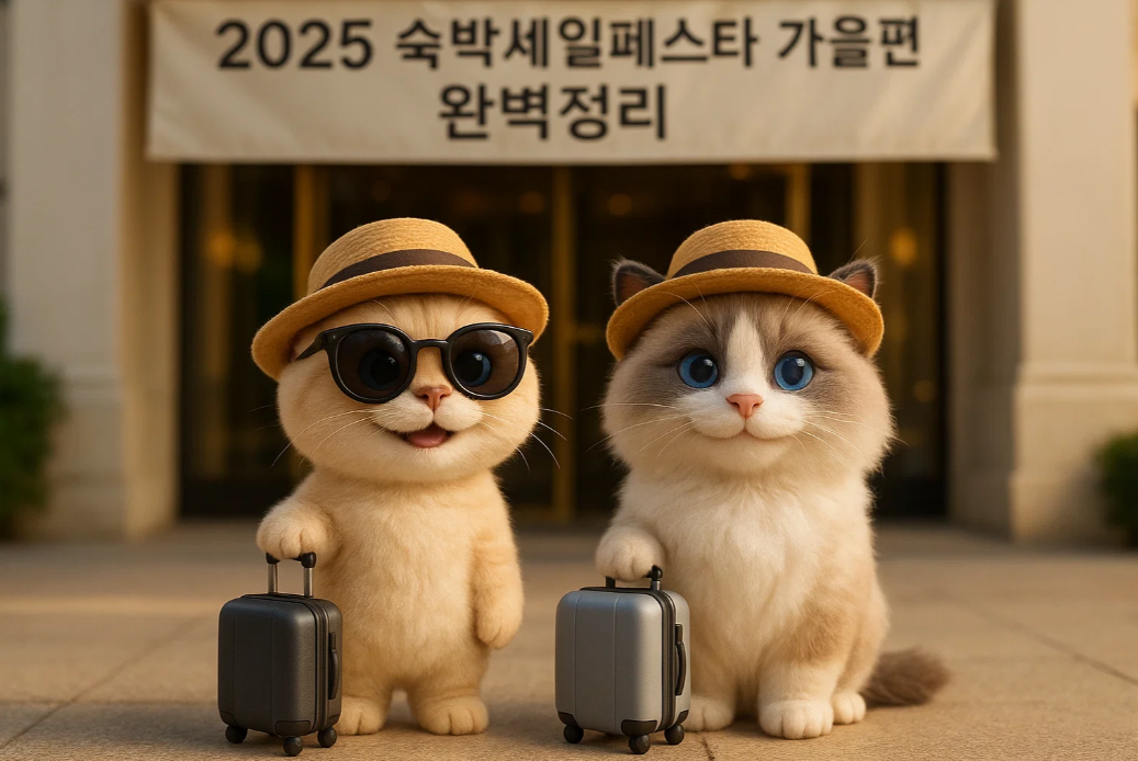 2025 숙박세일페스타 가을편 완벽정리