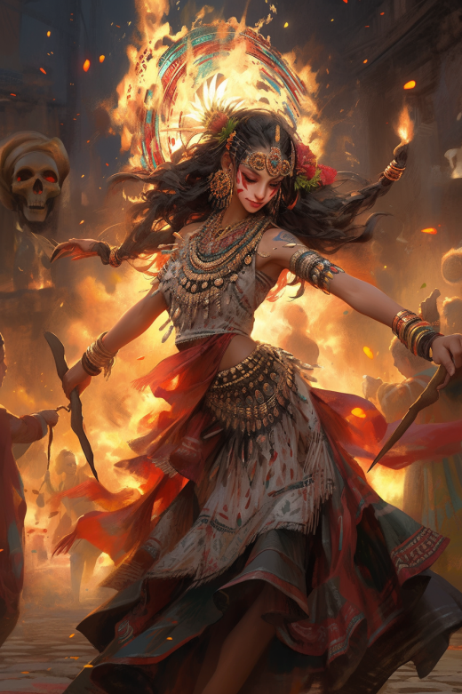 AI 그림 - 원령공주