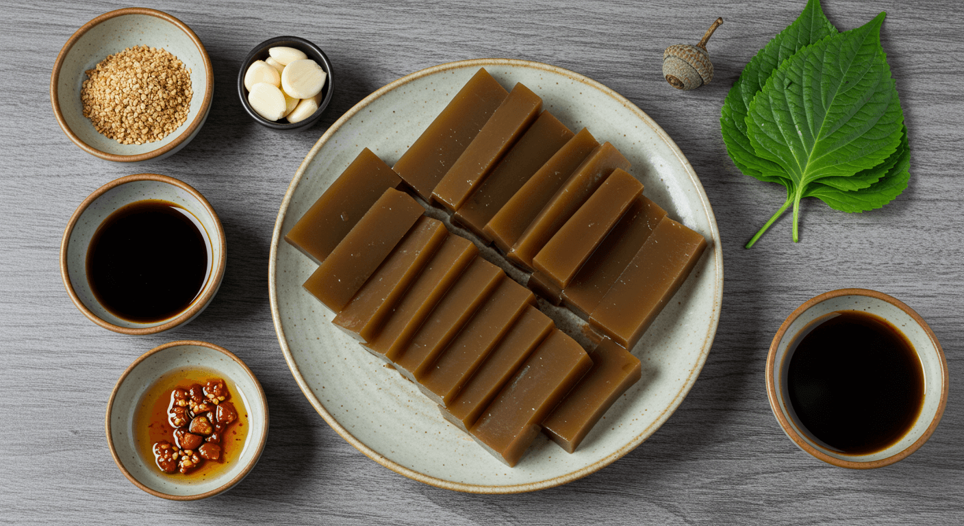 도토리묵 양념장 황금레시피, 도토리묵 맛있게 먹는 법, 도토리묵 다이어트, 묵밥 양념장, 상큼한 묵 반찬, 간단한 묵요리