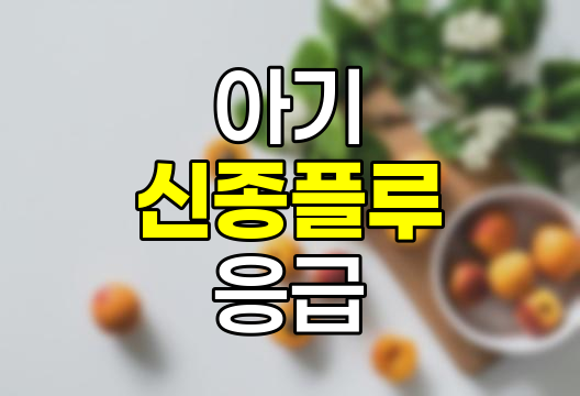 신종플루와 아기 열, 신생아 응급 상황 대처법