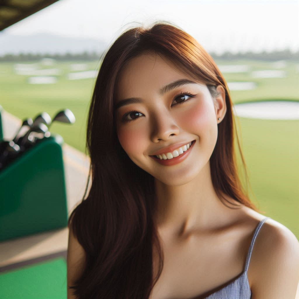 실외골프연습장 배경