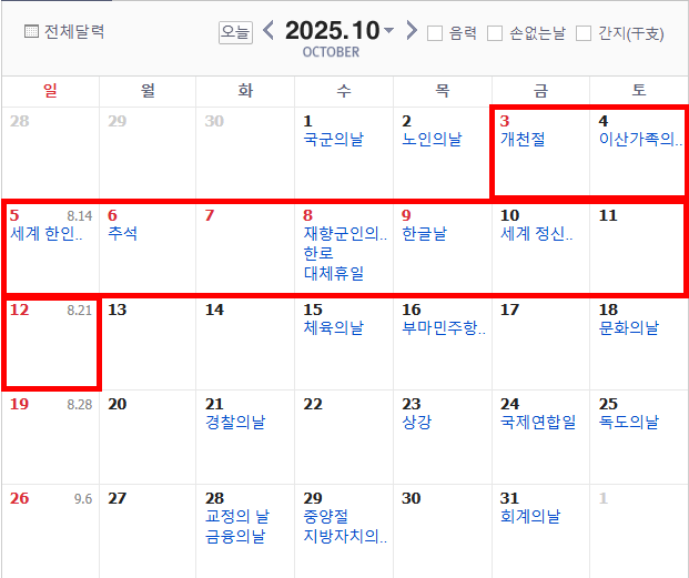 10월 10일 임시공휴일, 왜 관심이 높아지고 있나?
