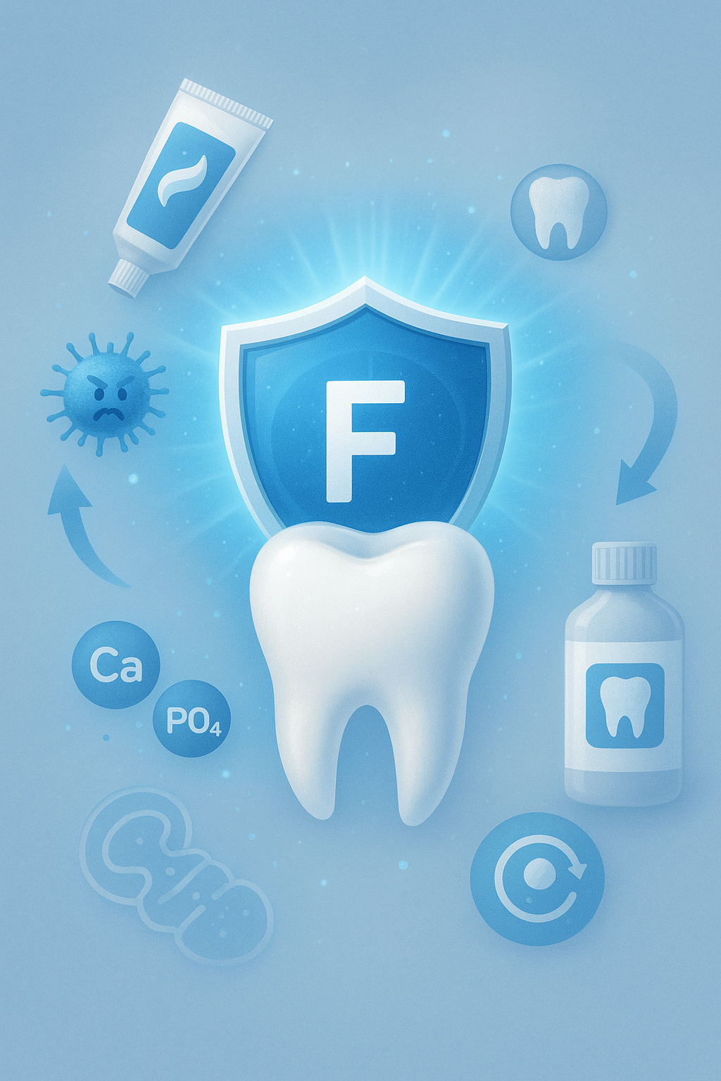 불소치약, 가글, 치과 불소 도포 치료