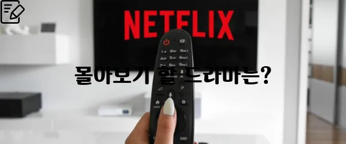 넷플릭스드라마추천 몰아보기