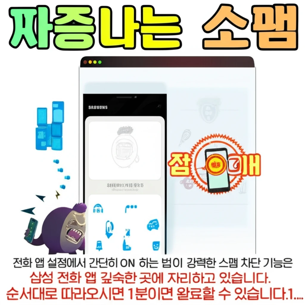 불필요한 전화 스트레스 해소 갤럭시 ..