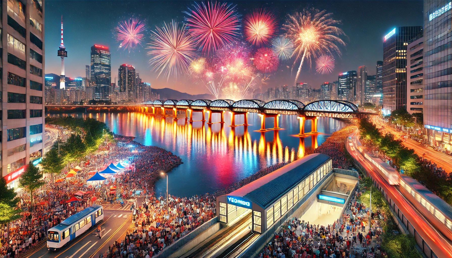 불꽃축제 여의나루역