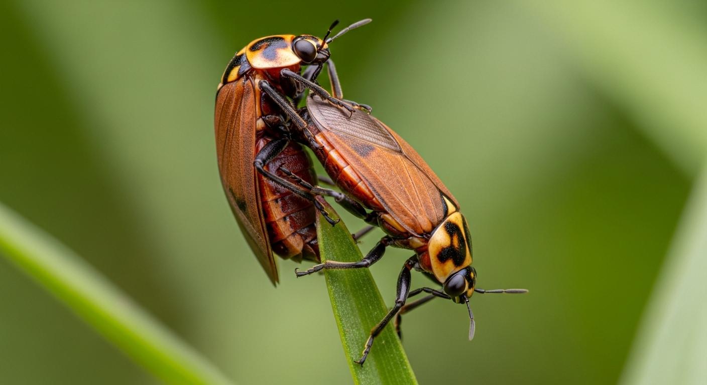 러브버그 짝짓기 시간