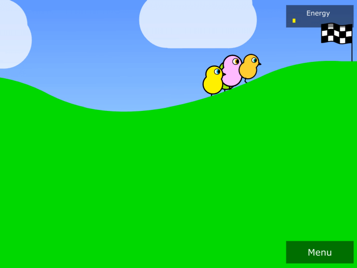 경주에서-승리하기-위해-다른-오리들과-대결하는-화면