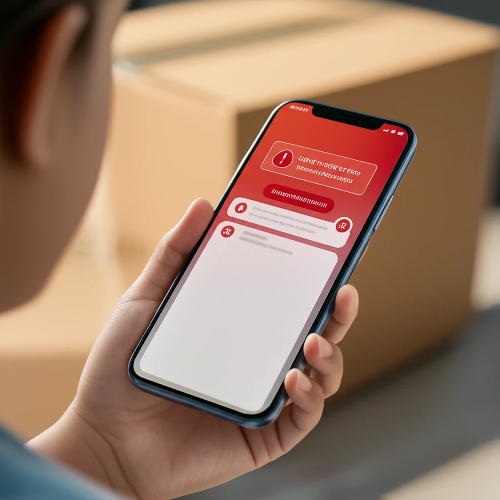 우체국 스미싱 문자 구별법 악성 앱 ..