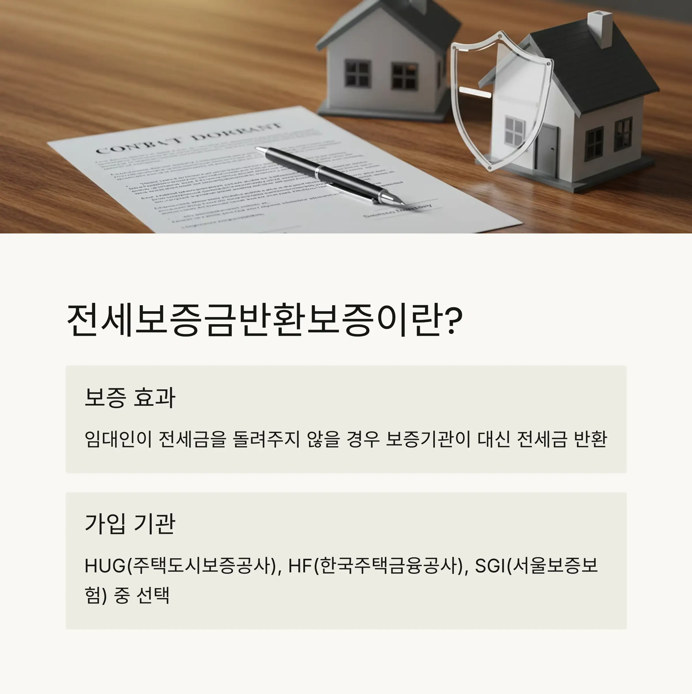 🏠 전세보증금반환보증 보증료 지원이란?