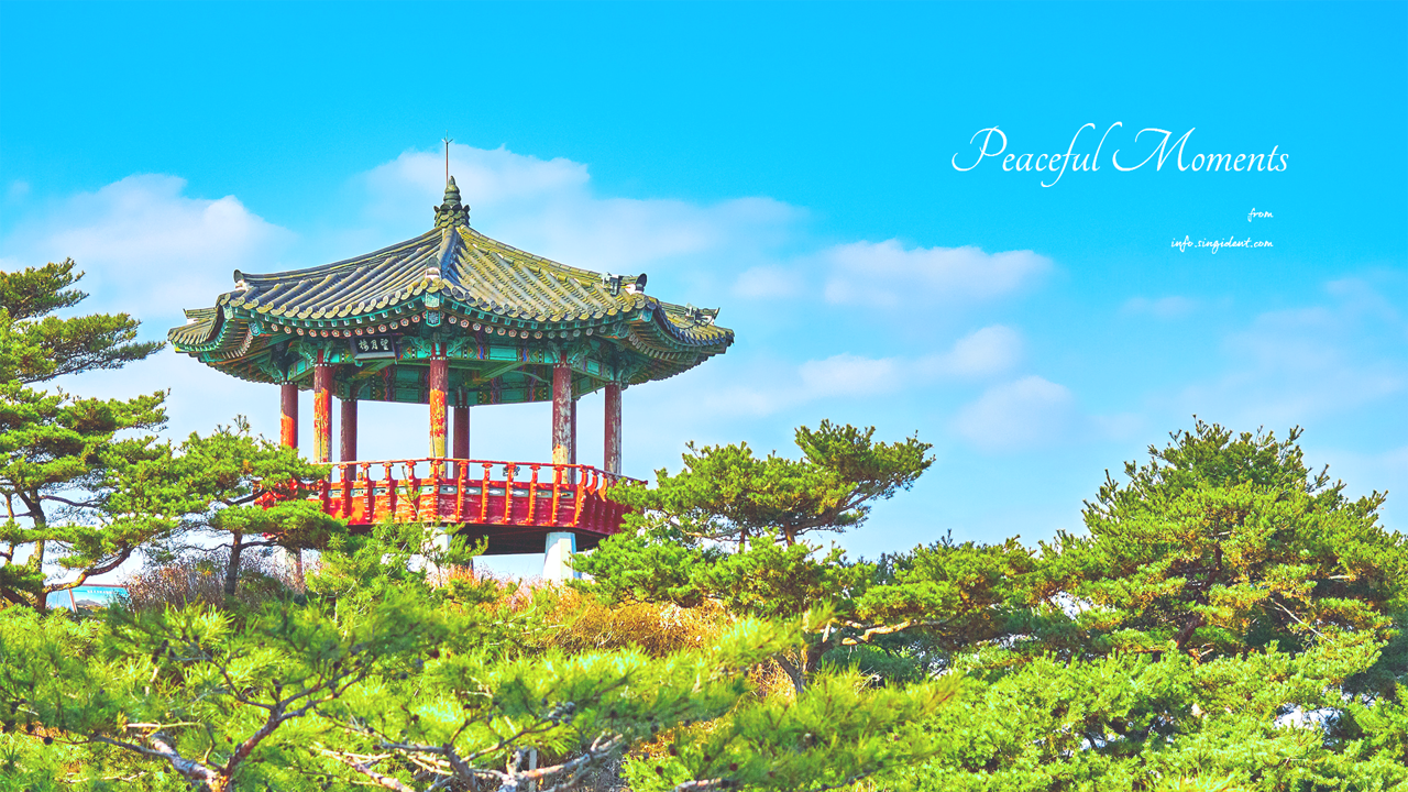 10 한옥정자 C - Peaceful Moments 풍경배경화면