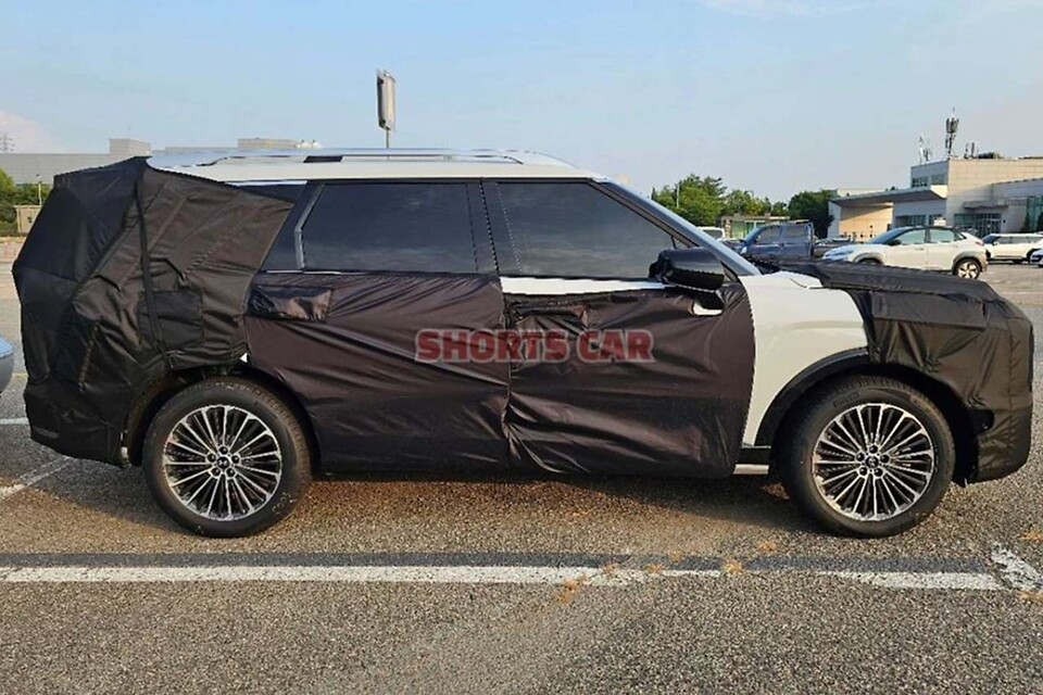 현대차 '팰리세이드 풀체인지' 테스트카 (출처 : 숏카)