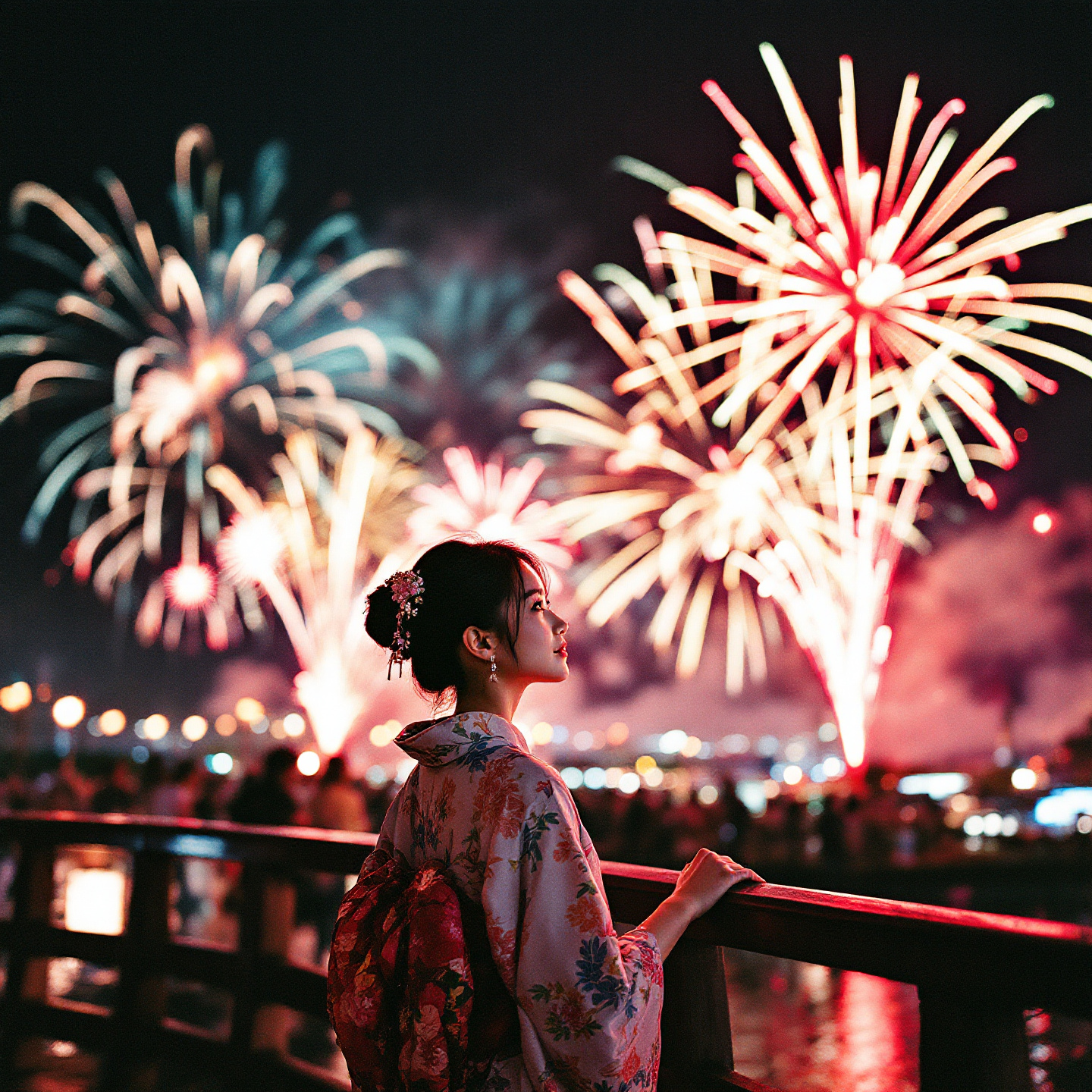 일본 불꽃놀이 예시 사진