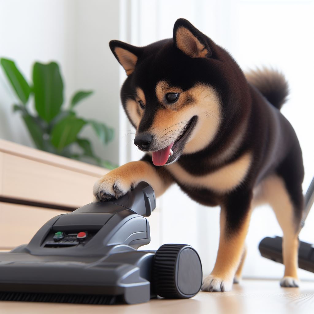강아지 털 청소기