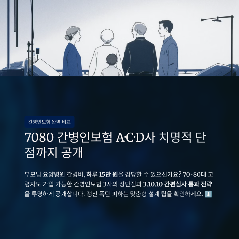 요양병원 장기 입원 시 가계 재정 누수를 막아주는 간병인 지원 서비스 핵심 지표 비교 레이더망