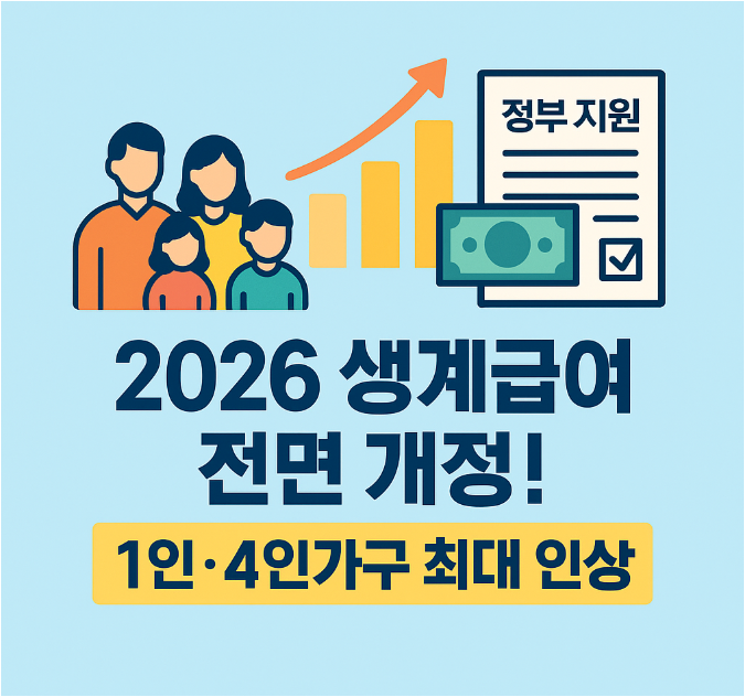 2026 생계급여 전면 개정