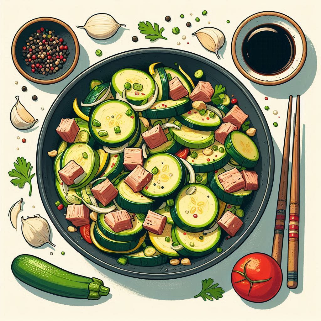 참치 애호박 볶음